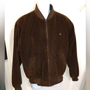 Longbang Brown Corduroy Men's Jacket SZ XL
